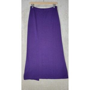 Monari Bosch Textil Womens Straight Pencil Skirt Purple Size 8 US Size 10 Canada